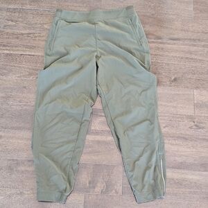 Athleta Olive Green Ankle Joggers Size 10